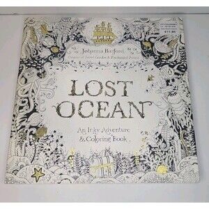 Lost Ocean : An Inky Adventure and Coloring Book for Adults